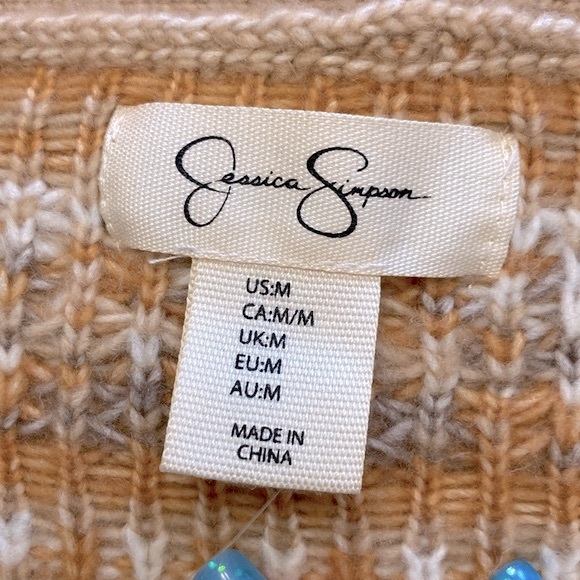 Jessica Simpson woman’s grandpa buttom up knit sweater Cartigan super soft szM - Picture 6 of 10